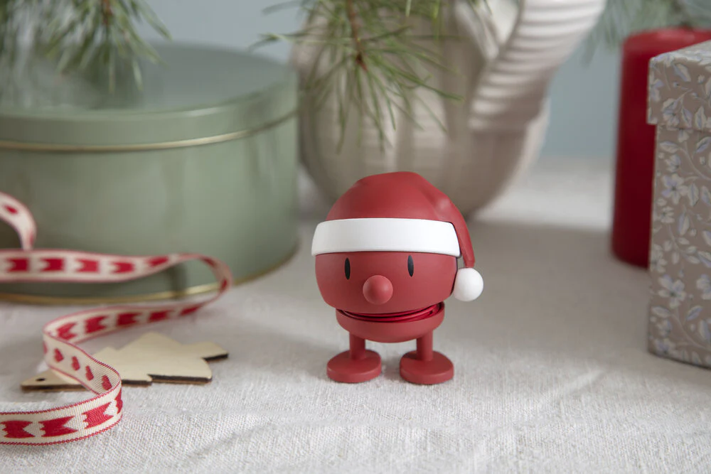 Hoptimist  Santa Bumble, Soft Red - lille