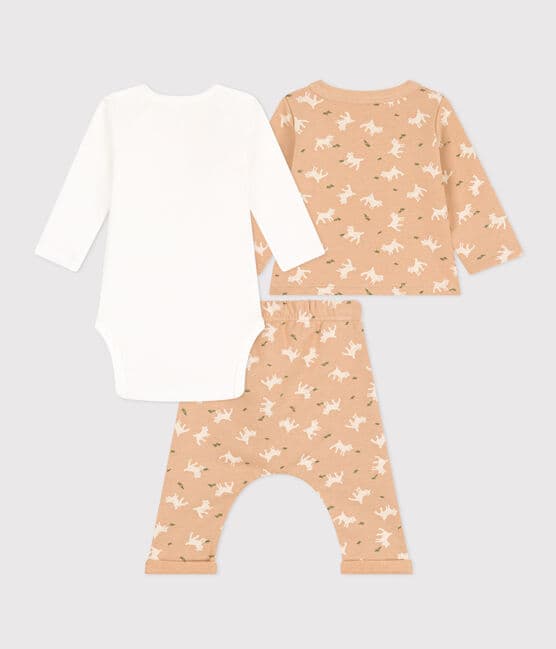 Ensemble en molleton imprimé bébé