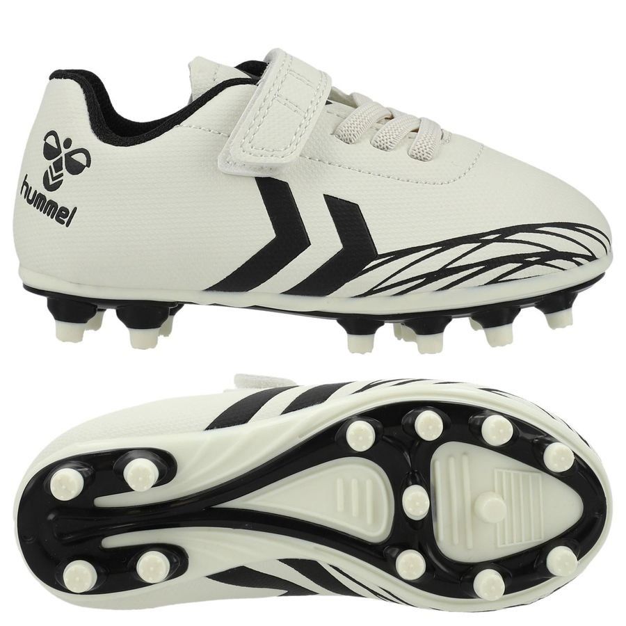 Hummel Chaussures de football Top Star FG - Blanc/Noir Enfant