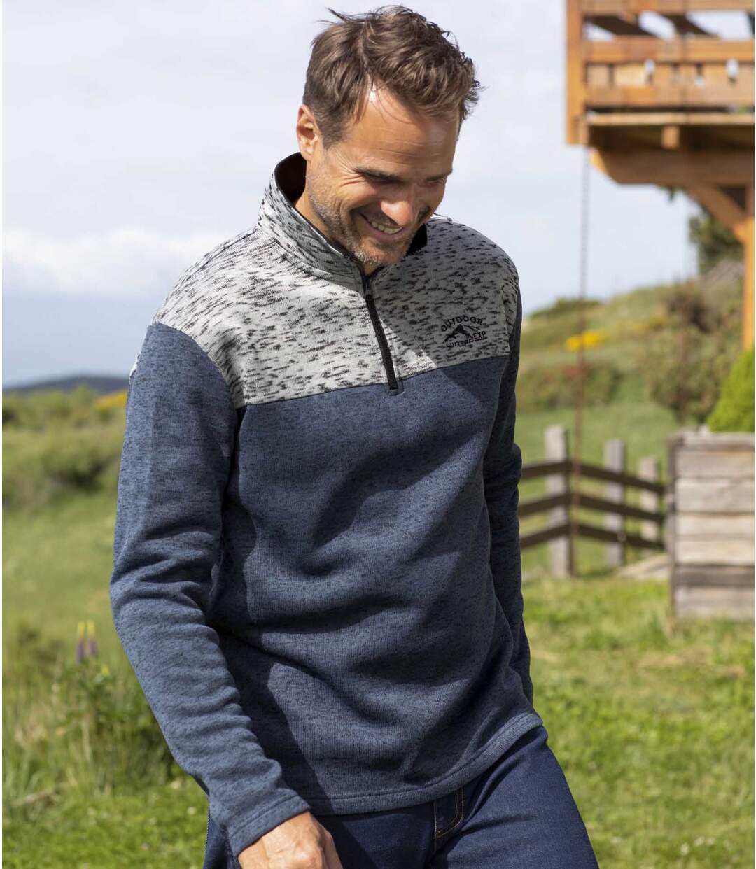 Lot de 2 Sweats Molleton Outdoor