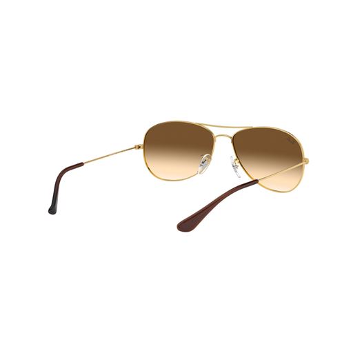 Ray Ban Cockpit Solbriller, Guld