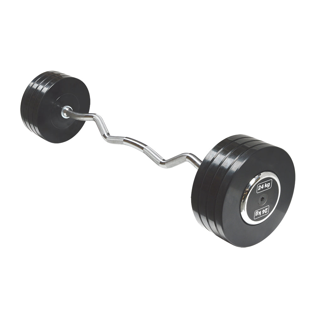 BODYSOLID Barre Curl Préchargée