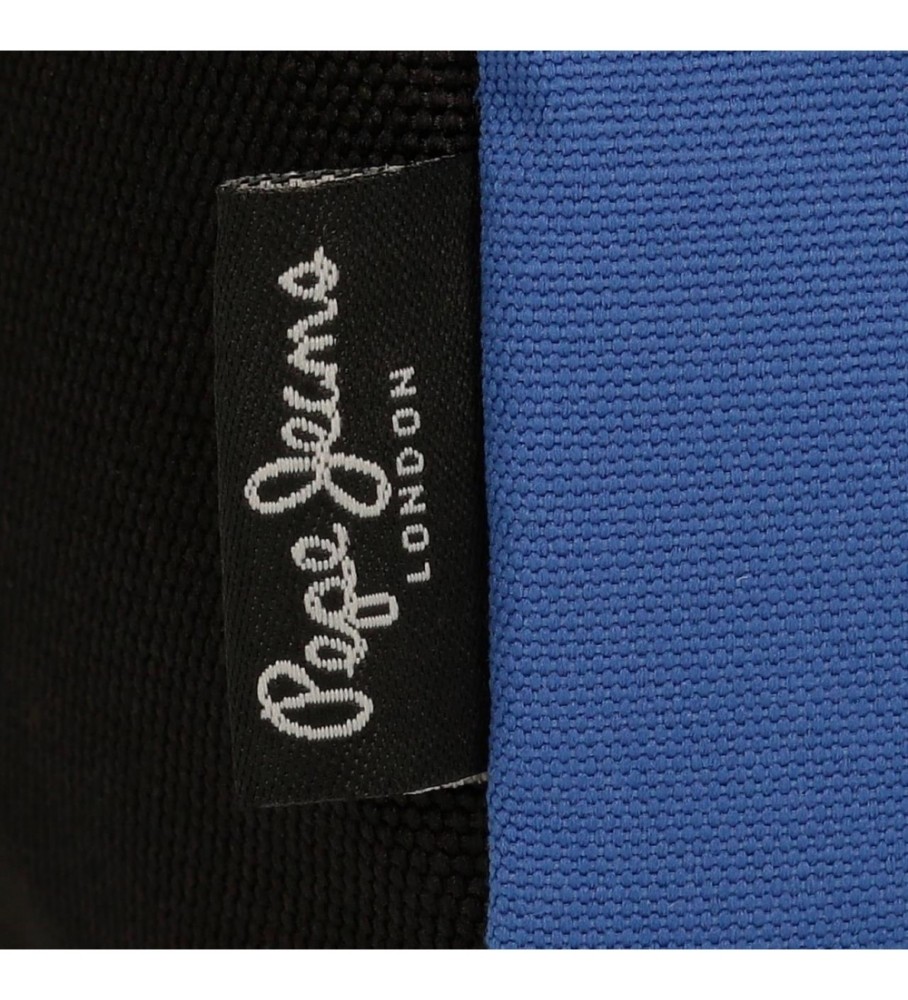 Mochila com cordão Leslie azul da Pepe Jeans
