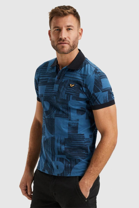 PME legend blauwe heren polo
