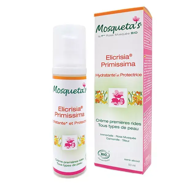 Creme Orgânico Primeiras Rugas Elicrisia Primissima da Mosqueta 50ml