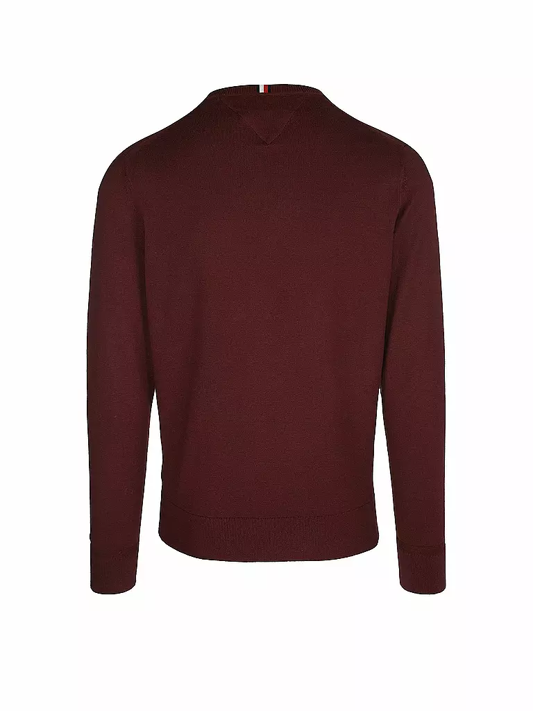 TOMMY HILFIGER Pullover dunkelrot
