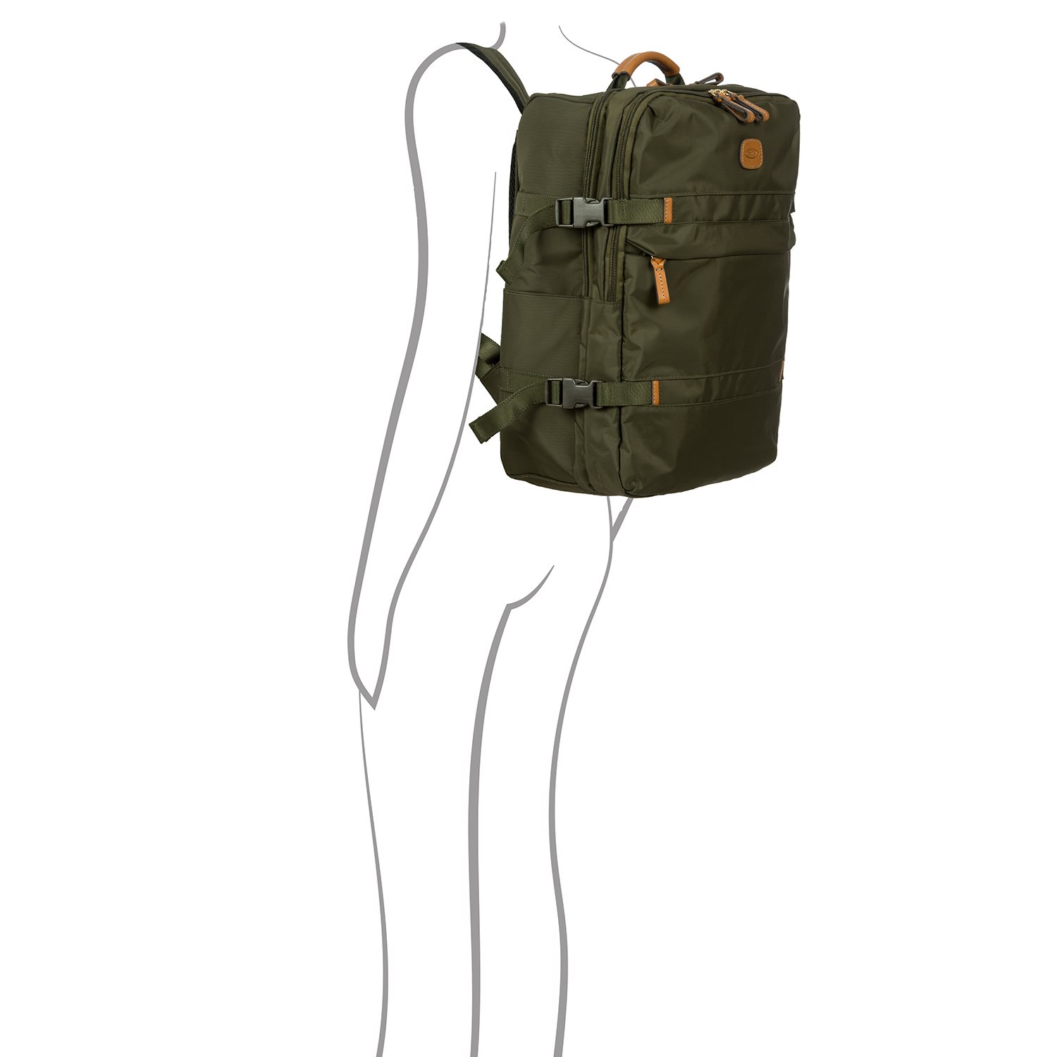 Bric's X-Travel Backpack olive