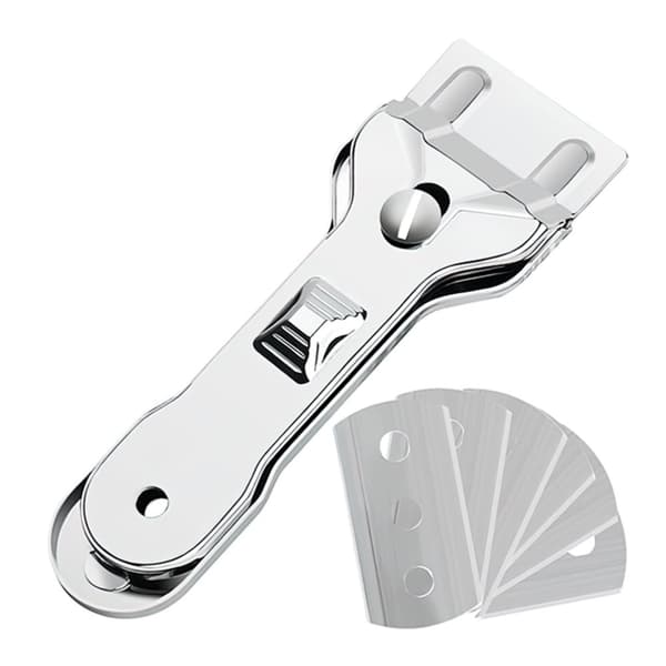 Glasskraper / Keramisk Kokeskraper - Med 6 utskiftbare blader