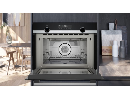 SIEMENS - Micro ondes Combiné CM585AGS1, iQ500, combine compact, 44 litres