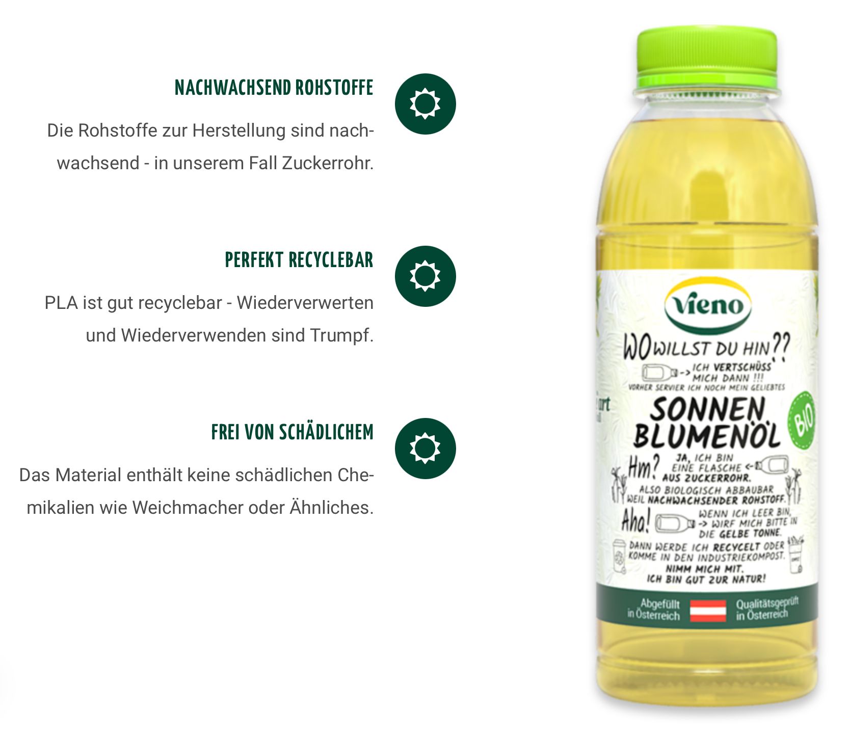 Vieno Bio Sonnenblumenöl