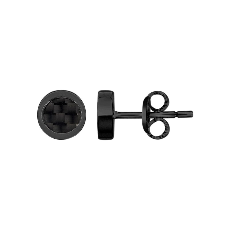 Boucles d'oreilles clous Séverin en PVD