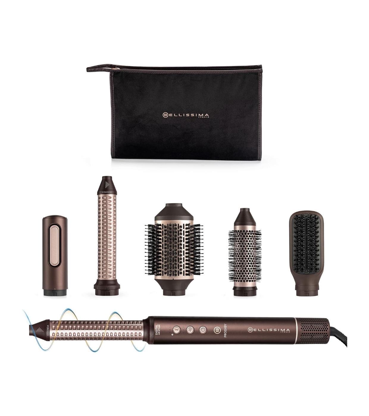 Bellissima - Escova de Modelagem Prodigy Coanda Technology 5 em 1