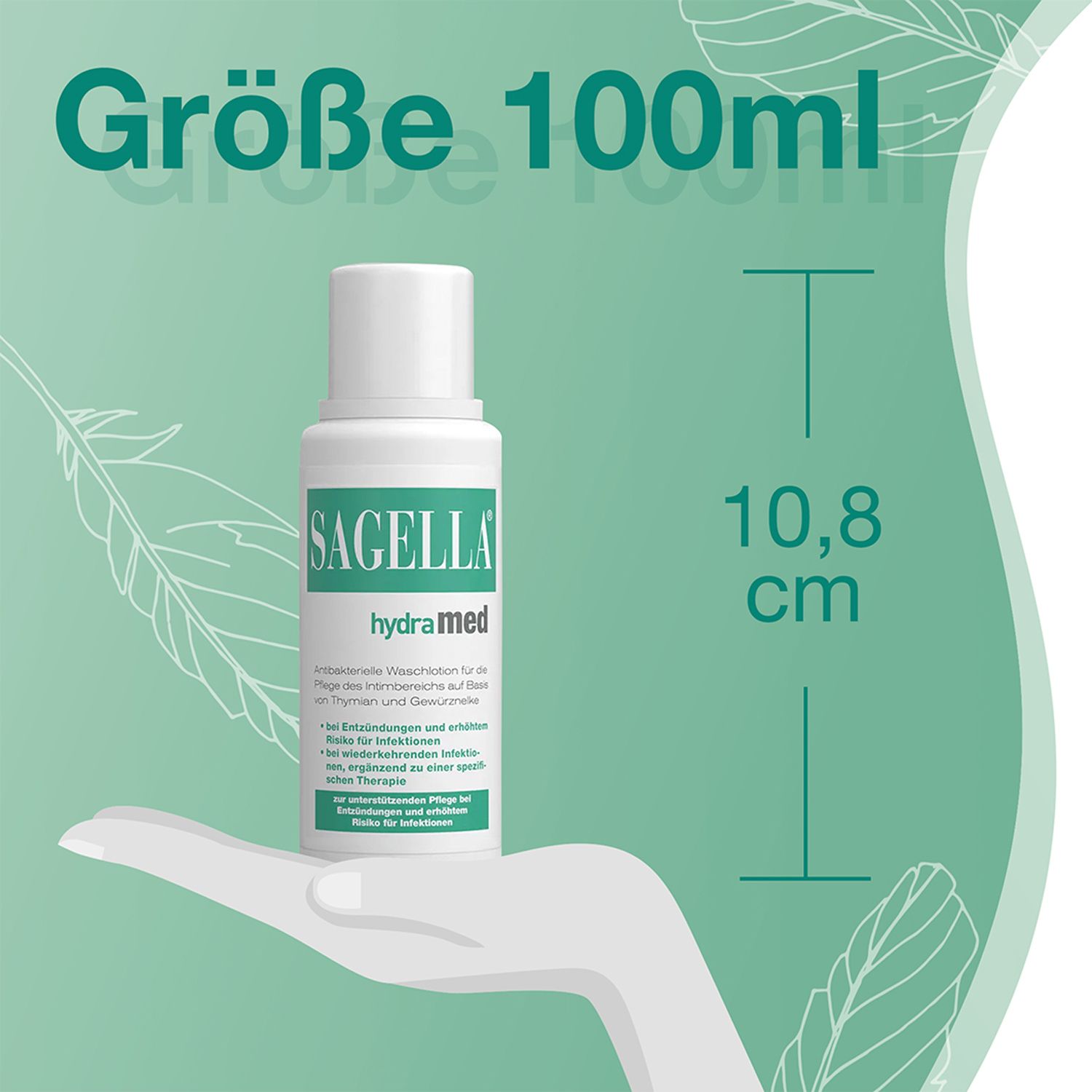 SAGELLA hydramed: Antibakterielle Waschlotion für den Intimbereich