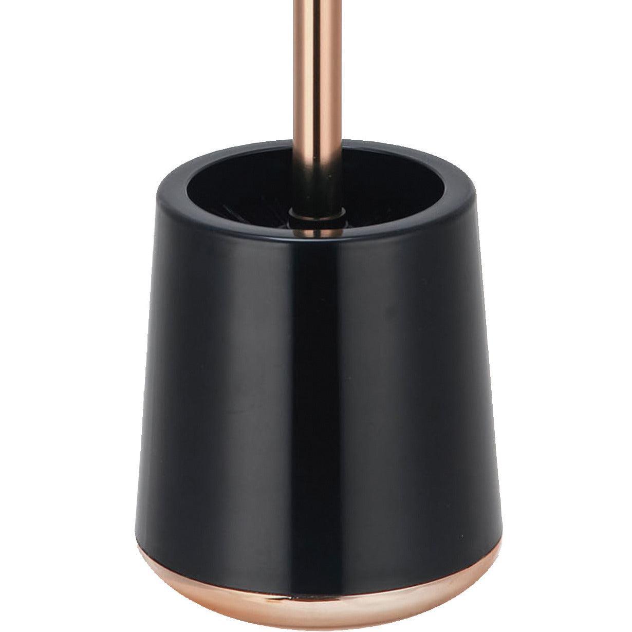 MSV Coruna Toilet|WC-borstel houder - kunststof - zwart|koper - 38 cm