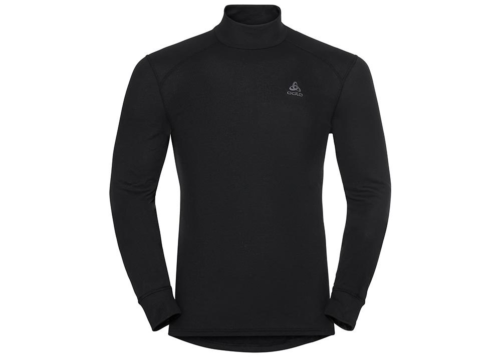 Odlo Active Warm Eco Turtle Neck Thermoshirt Lange Mouwen Zwart Heren