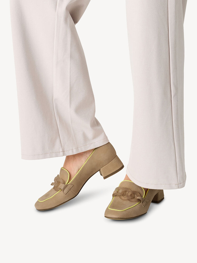 Leren Trotteur - beige