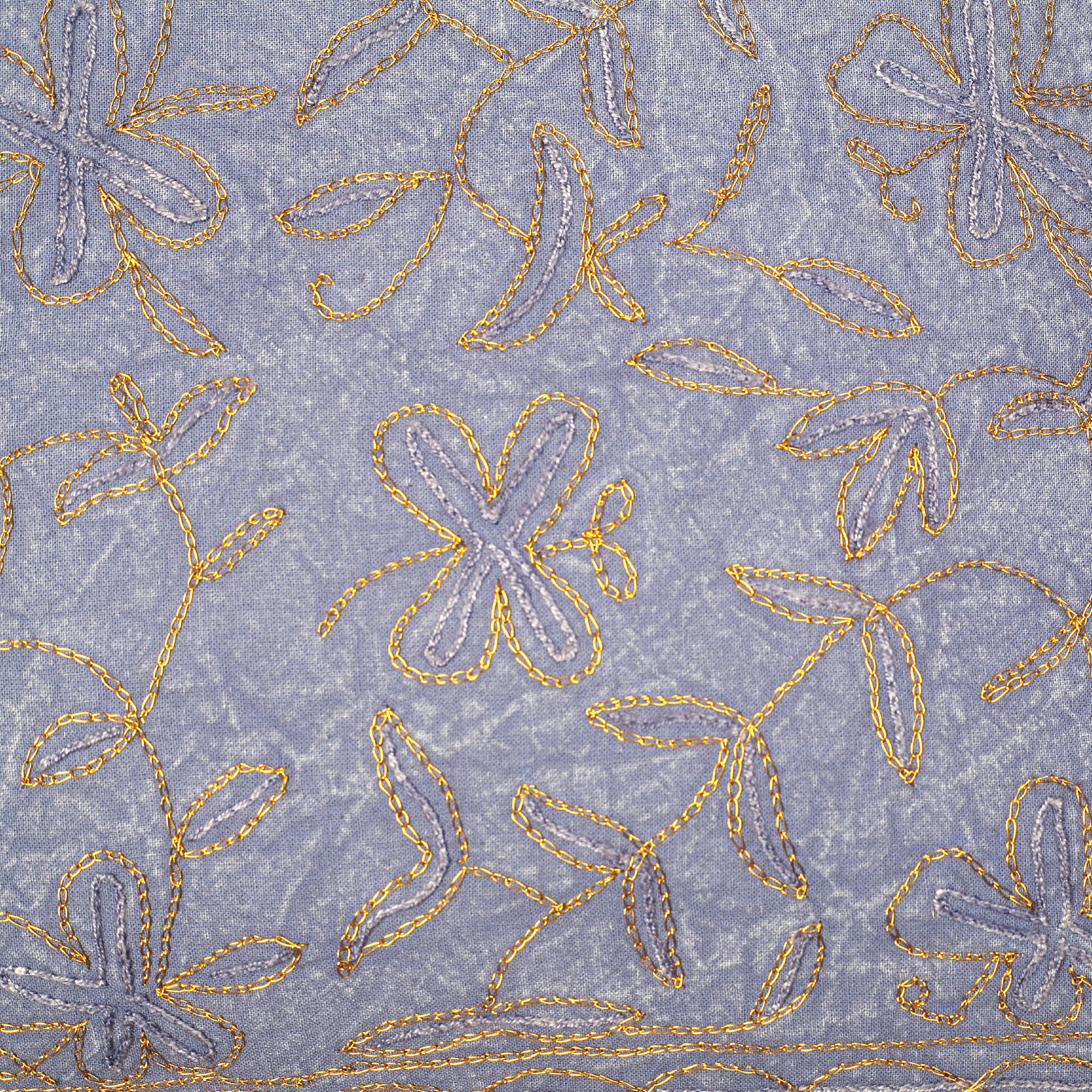 Kissenhülle 'Khatri', blau, B 60 cm, H 60 cm von fischer's lagerhaus
