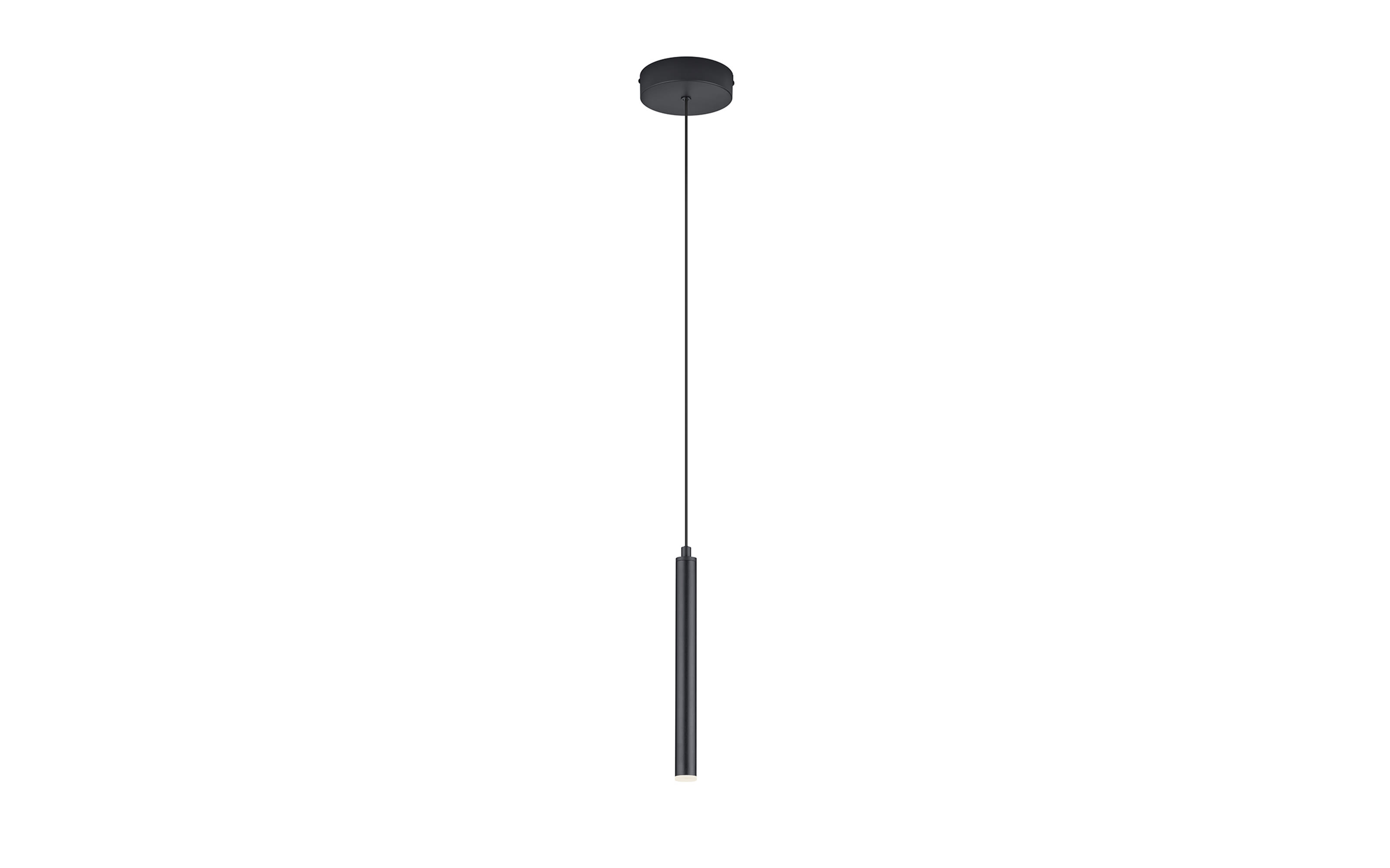 LED-Pendelleuchte Calina, schwarz, 150 cm, inkl. Funkfernbedienung