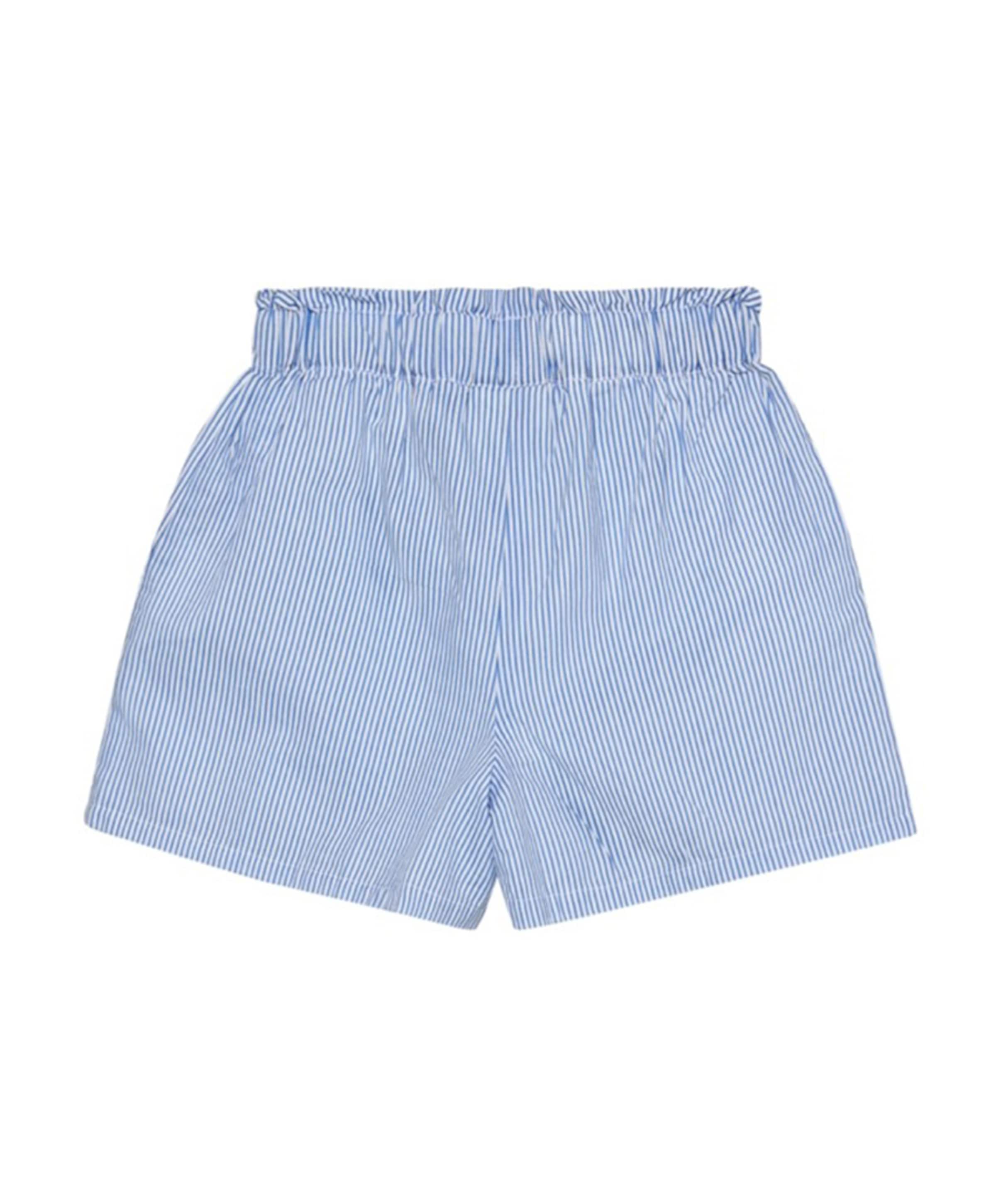 EN FANT Stripe meisjes korte broek blauw