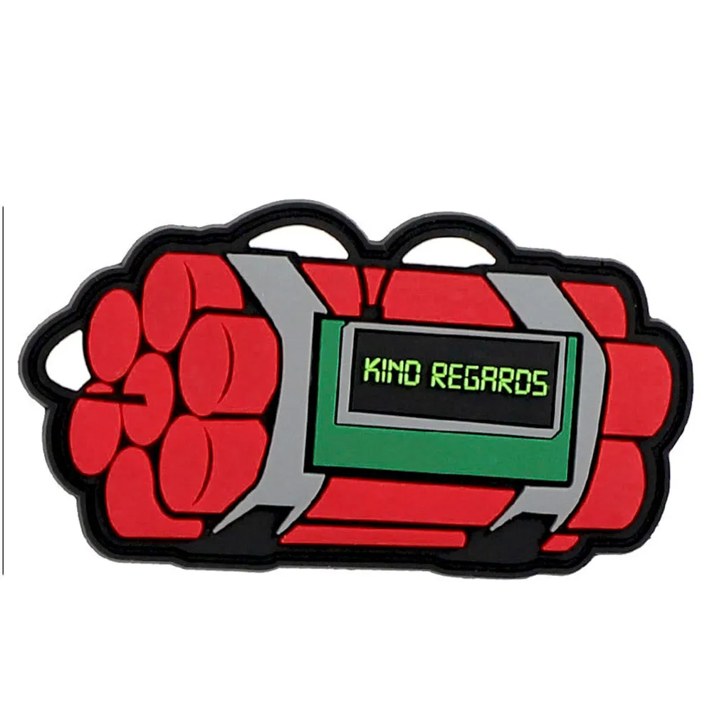 101 INC -  101 Inc. 3D Patch PVC Kind Regards rot