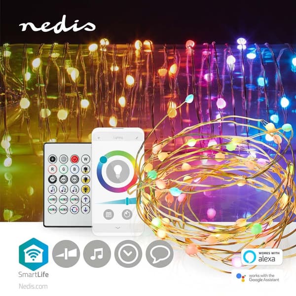 SmartLife LED-Stripe | Wi-Fi | Multifarge | SMD | 5.00 m | IP20 | 2700 - 6500 K | 400 lm | Android™ / IOS