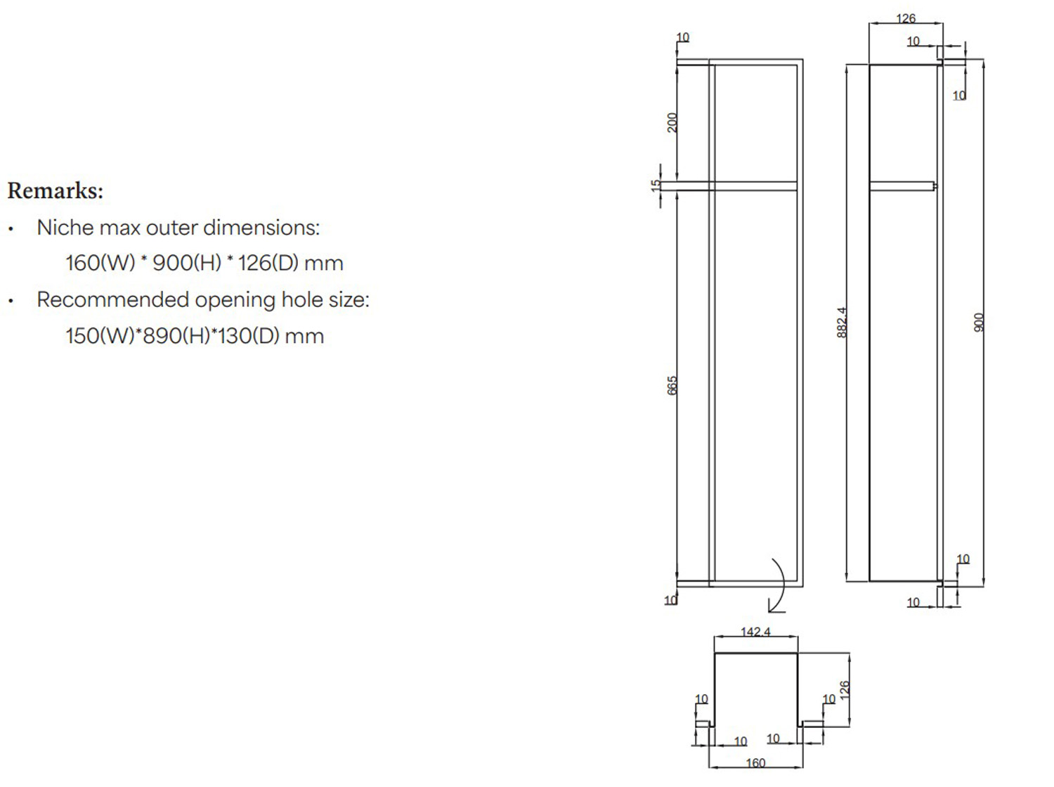 Hotbath &More inbouw toiletborstel en toiletrolhouder messing geborsteld PVD