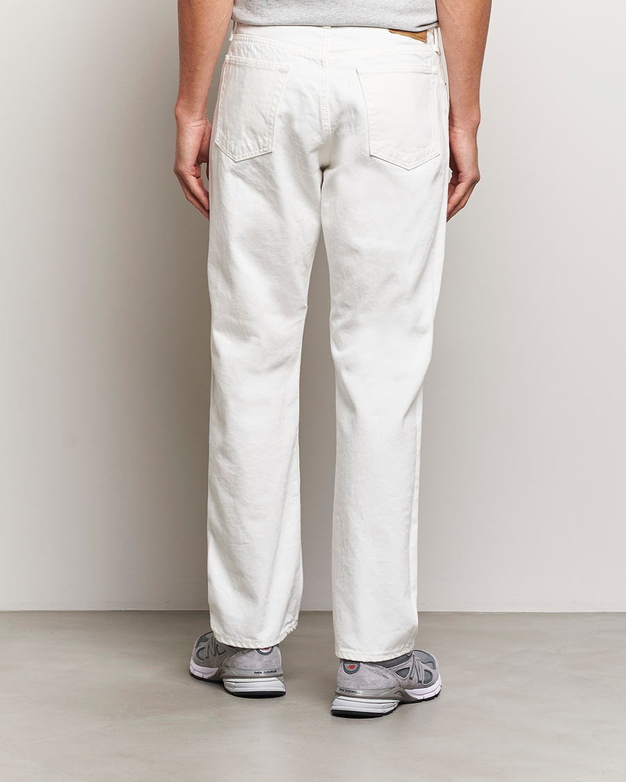 orSlow Straight Fit 105 Selvedge Jeans White