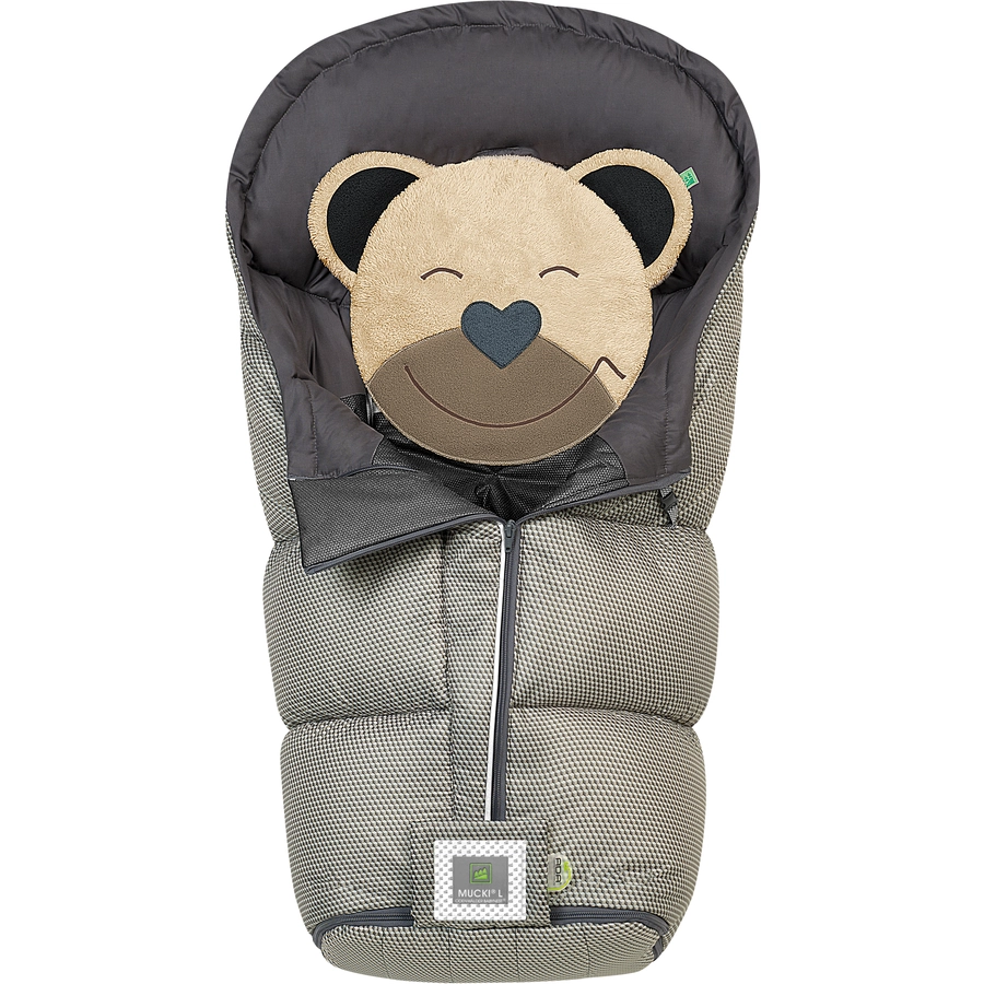 odenwälder Fußsack Mucki® L-cs sand grey