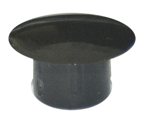 Afdekdoppen 8 x 13 mm, zwart, kunststof, 100 stuks