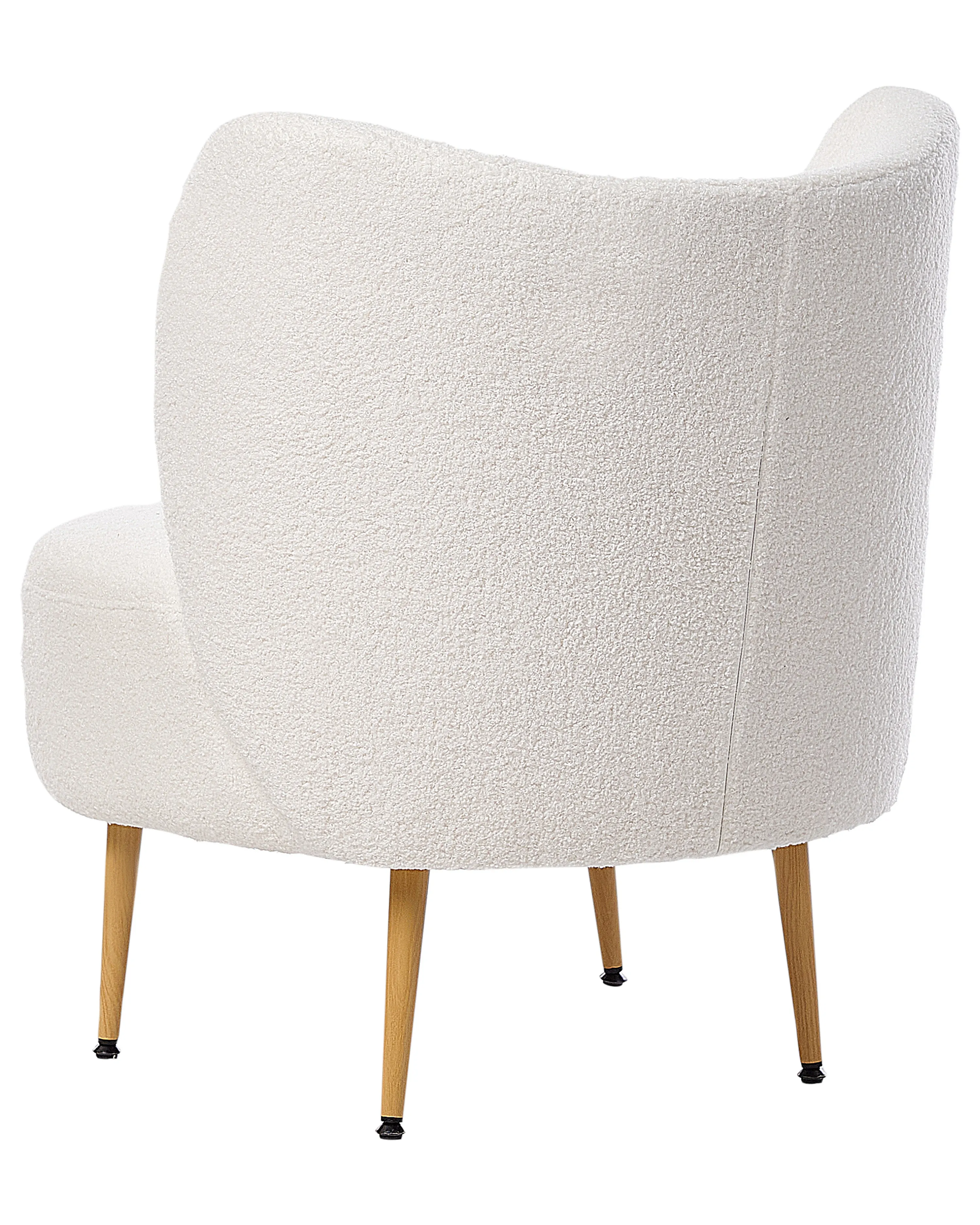 Fauteuil OTSBY II met kussen Bouclé Gebroken wit