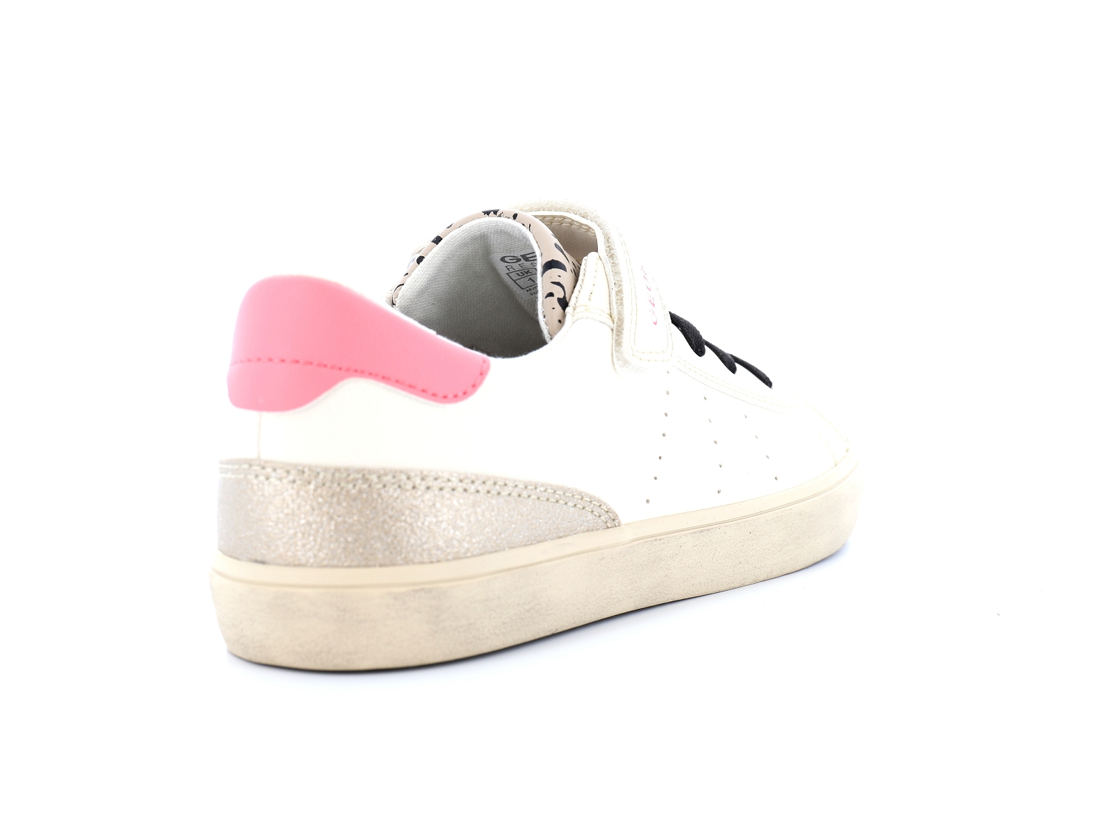 Geox-J GISLI GIRL J454ND Matières combinées Beige Rose
