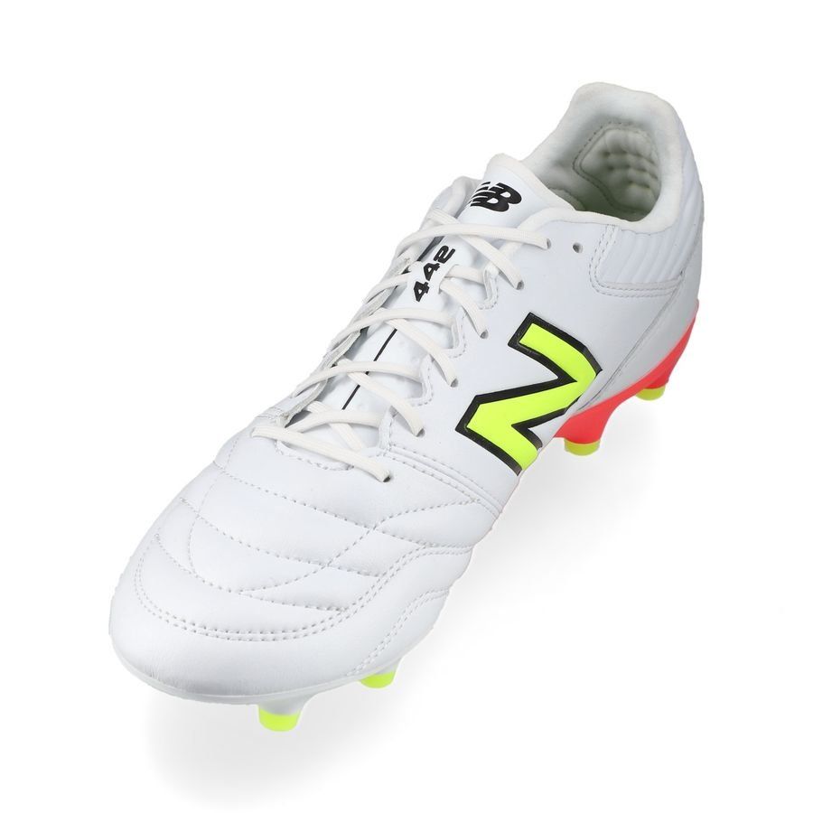 New Balance 442 V2 Pro FG Flash Point - Blanc/Vert/Noir