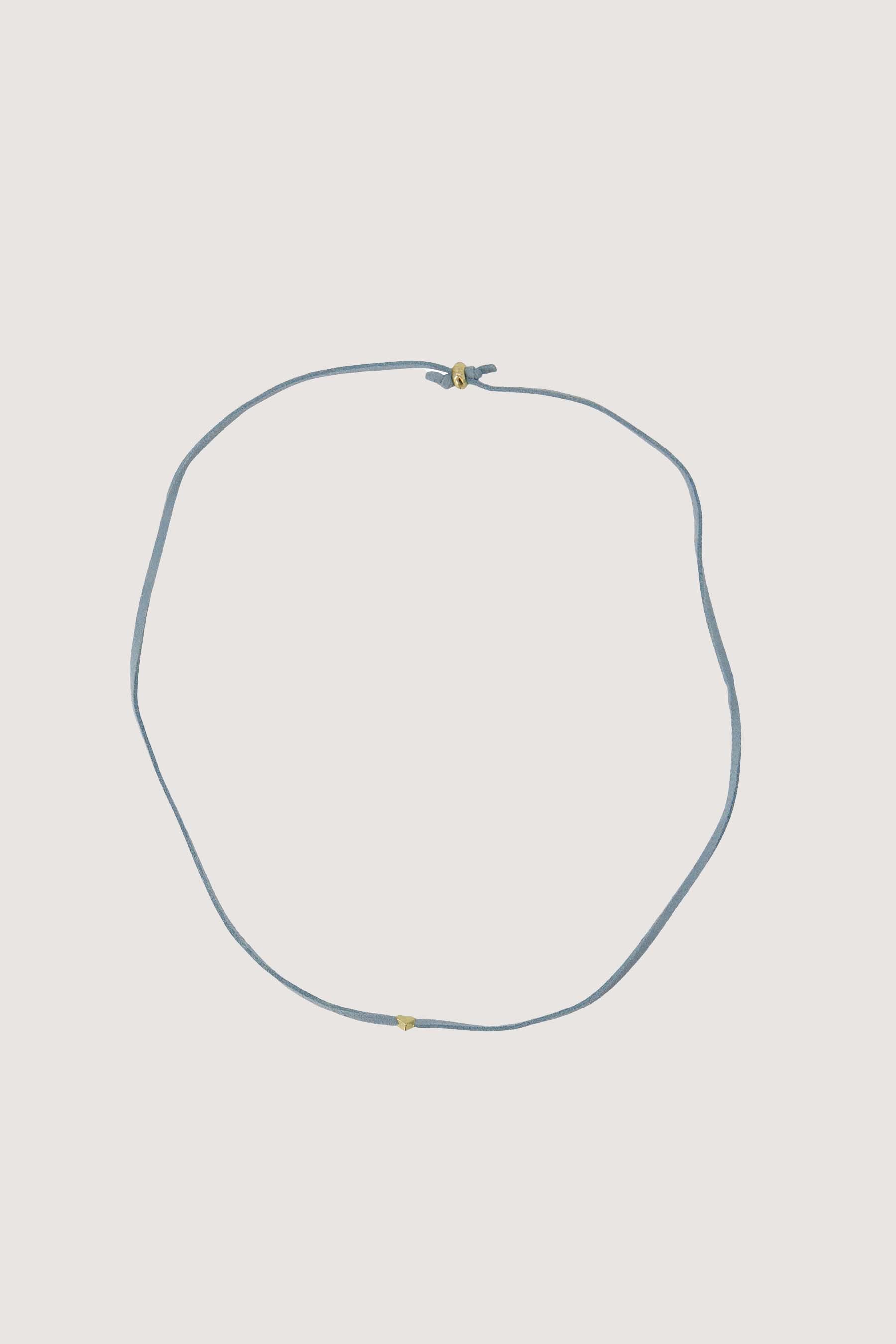 immitatie suede armband met hart