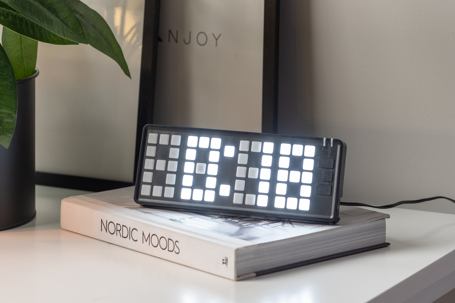 Alarm clock Keyboard LED black