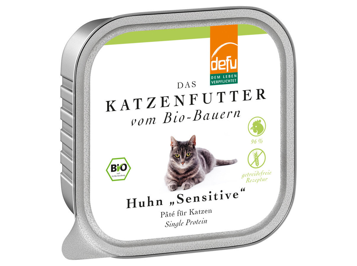 COMIDA HÚMIDA BIO GATO DEFU FRANGO SENSITIVE 100G