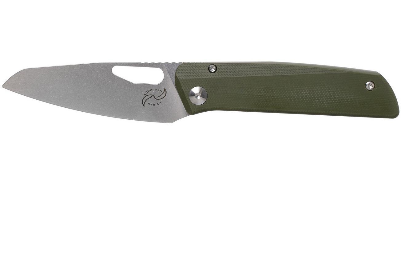 Liong Mah KUF-EDC 3.0 Green G10 zakmes, Liong Mah design