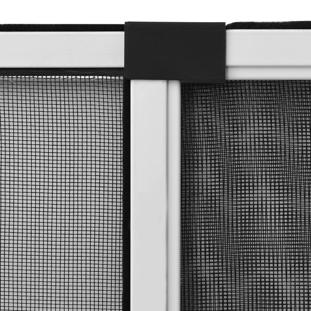 Moustiquaire extensible pour fenêtres blanc (75-143)x50 cm