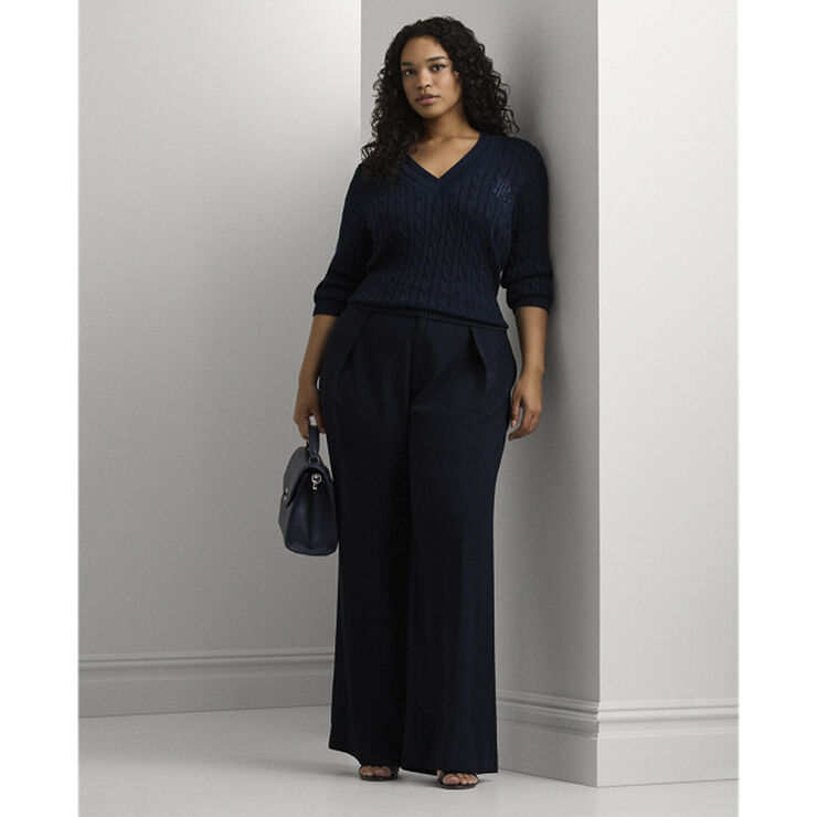 Lauren Ralph Lauren BRIGHT RAYON/COTTON-SWEATER Lauren navy