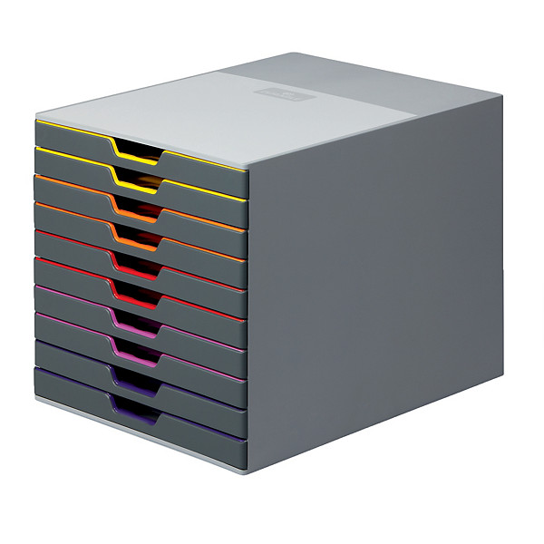 Module de classement Varicolor® 10 tiroirs coloris gris