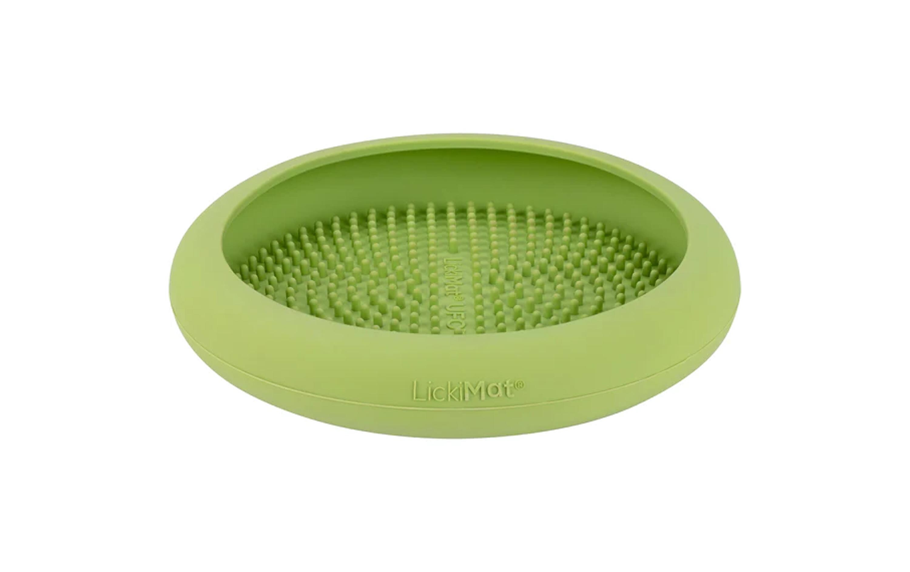 Futtermatte UFO ø 18 cm, GrünSchlecknapf für Hunde