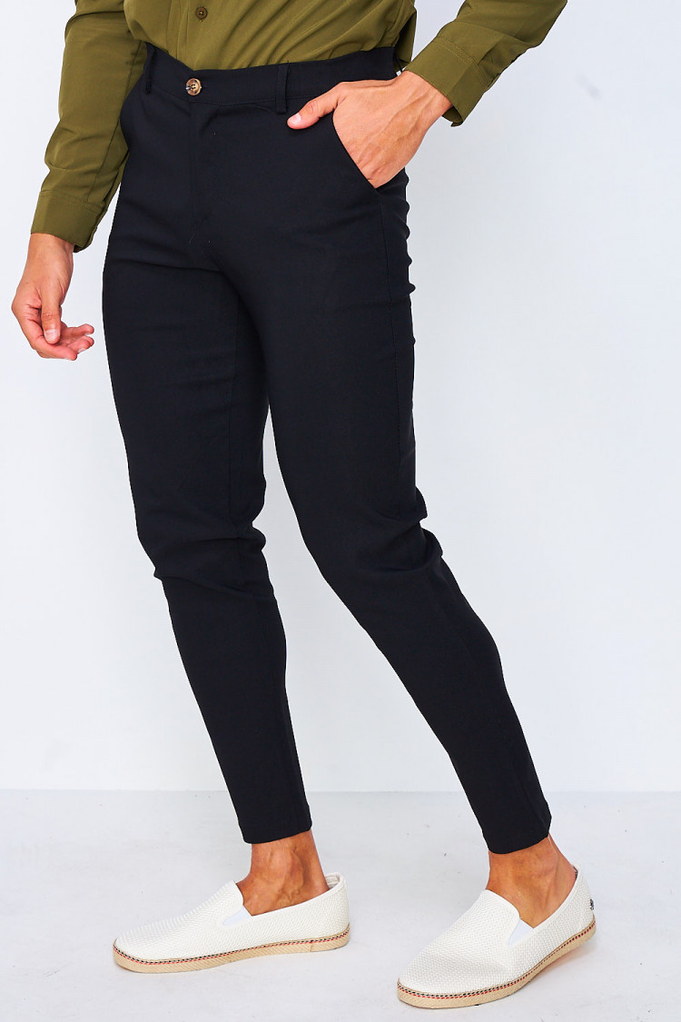 Pantalon chino noir