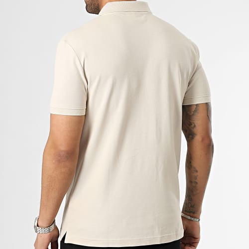 Polo Manches Courtes Logo Tape 2856 Beige