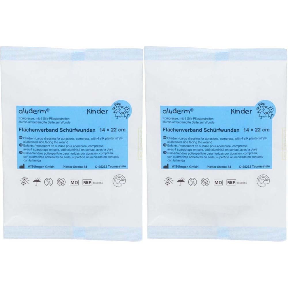 aluderm® Kinder Flächenverband Schürfwunden