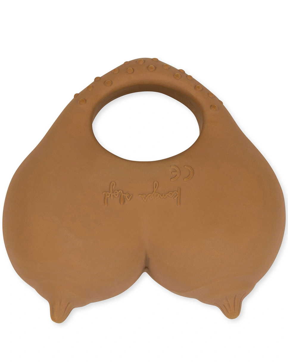 Beißring TEETHER (10x10) in caramel