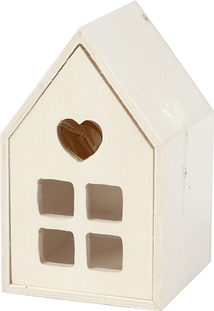 Hus Med Skuffe - H 10,8 CM - D 6,8 CM - 1 Stk