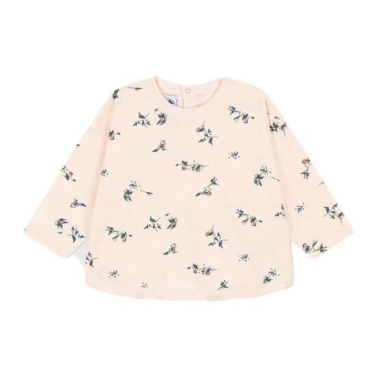 Tee-shirt manches longues en jersey imprimé   Avalanche/Multico        de               Petit Bateau