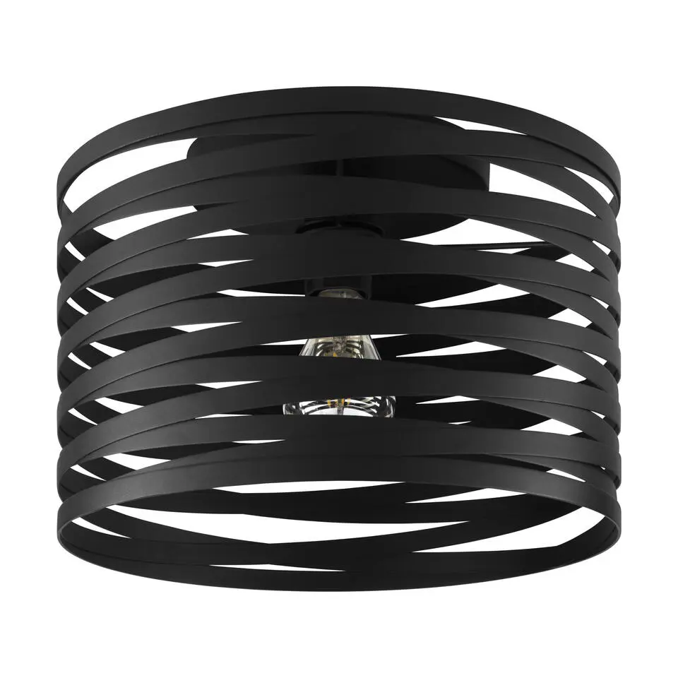 EGLO Cremella Plafondlamp - E27 - Ø 37 cm - Zwart