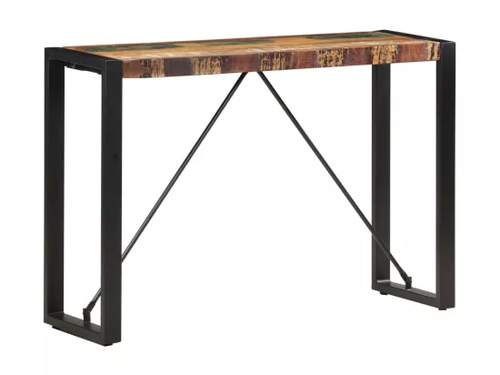 Table console 110x35x76 cm Bois de récupération massif