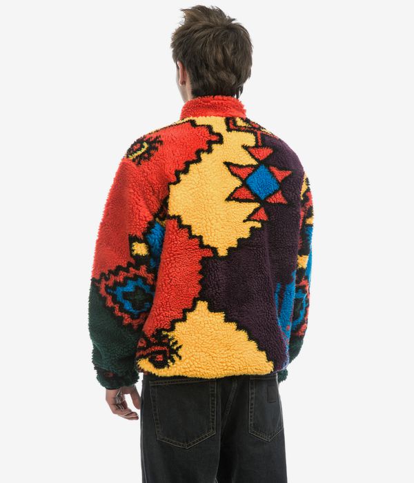Obey Moroccan Rug Sherpa Jacke (bright multi)