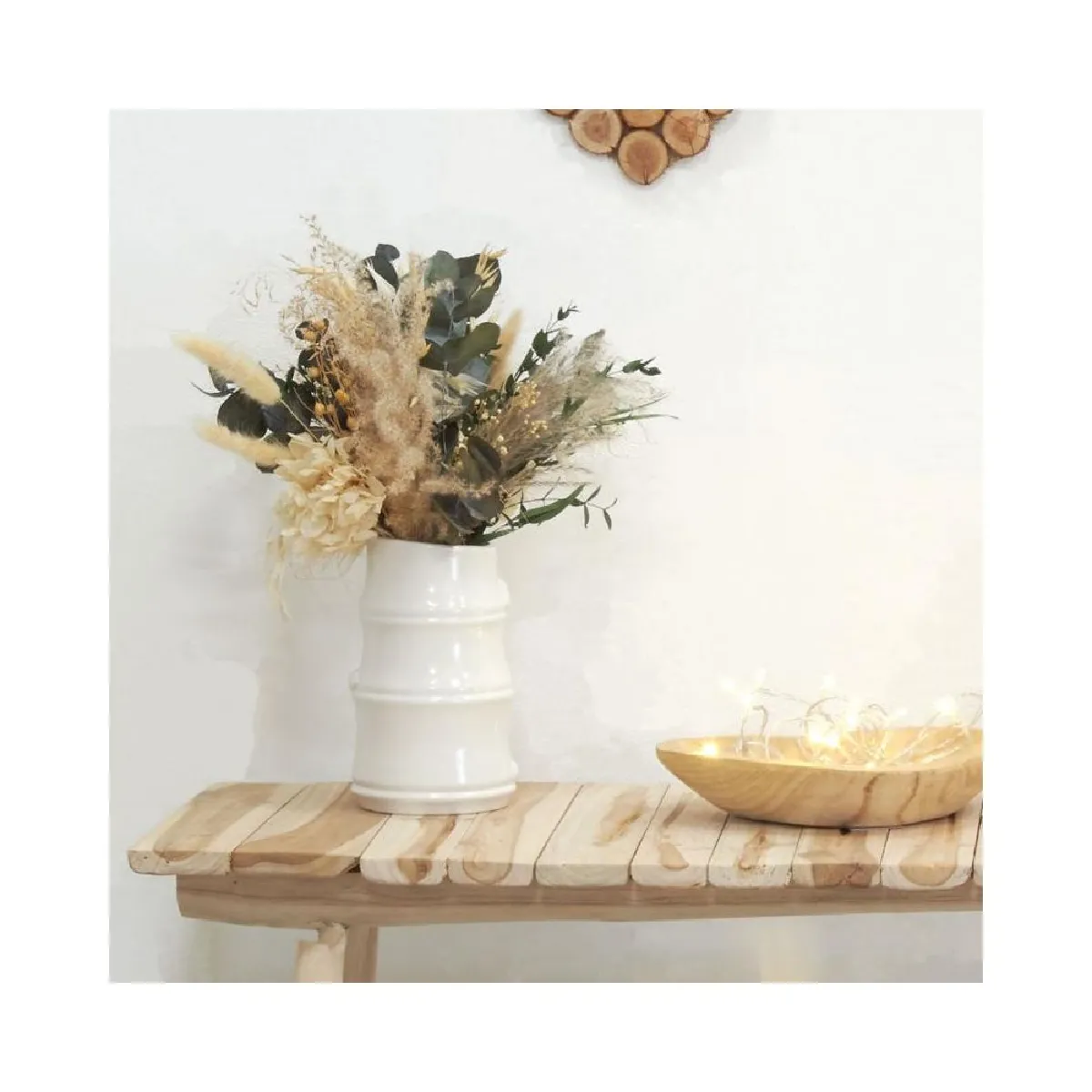 Aubry Gaspard Vase - Blanc